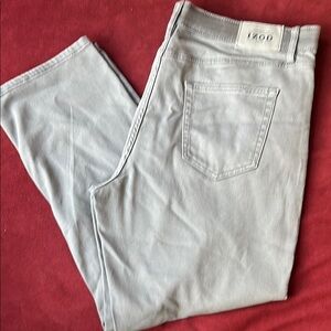 Izod Lacoste Light Gray Casual Pants